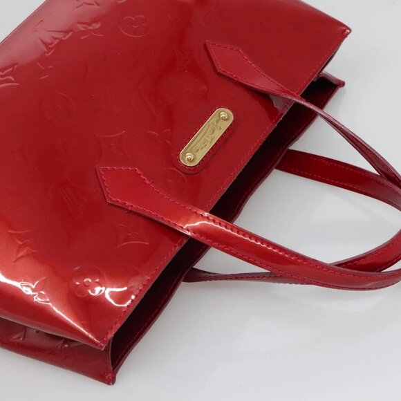 LOUIS VUITTON Monogram Vernis Wilshire PM Bag Pomme D'amour M93642 Auth BA1873 - Picture 7 of 16